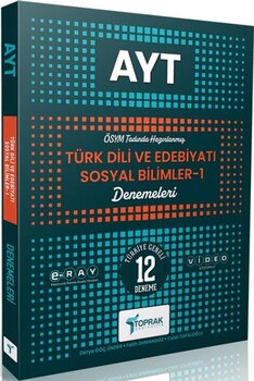  Toprak Yayıncılık AYT Türk Dili ve Edebiyatı Sosyal Bilimler 1 Deneme