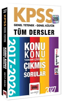 Yargı Yayınları 2027 KPSS GKGY Tüm Dersler Konu Konu Tamamı Çözümlü 10 Yıl Çıkmış Sorular
