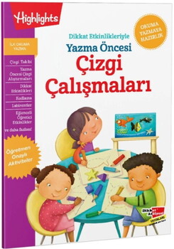 Dikkat Atölyesi Yayınları Dikkat Etkinlikleriyle Yazma Öncesi Çizgi Çalışmaları