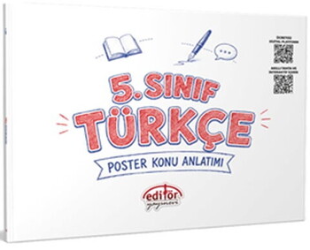 Editör Yayınları 5. Sınıf Türkçe Poster Konu Anlatımlı
