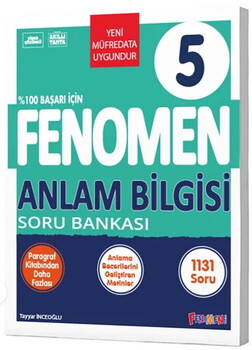  Fenomen Okul Yayınları 5. Sınıf Anlam Bilgisi Fenomen Soru Bankası