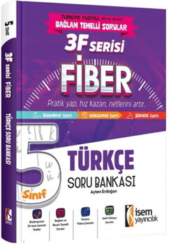 İsem Yayınları 5. Sınıf Türkçe 3F Fiber Soru Bankası