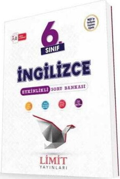  Limit Yayınları 6. Sınıf İngilizce Etkinlikli Soru Bankası
