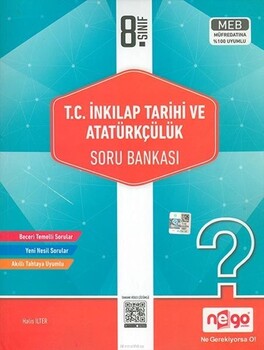  Nego Yayınları 8. Sınıf İnkılap Tarihi ve Atatürkçülük Soru Bankası