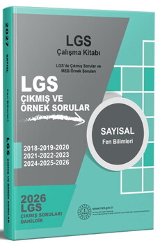 Dizgi Kitap 2027 MEB LGS Sayısal Fen Bilimleri Çalışma Kitabı Çıkmış Sorular ve Örnek Sorular