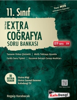  Kafa Dengi Yayınları 11. Sınıf Coğrafya Extra Soru Bankası