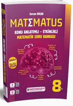  Matematus 8. Sınıf Matematik Konu Anlatımlı Etkinlikli Soru Bankası
