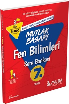  Muba Yayınları 7. Sınıf Fen Bilimleri Mutlak Başarı Soru Bankası
