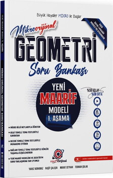 Orijinal Mikro TYT Geometri Maarif Model 1. Aşama Soru Bankası