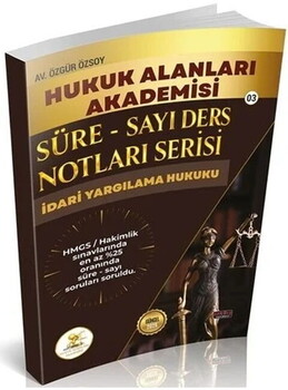  Savaş Yayınları 2026 HUKAL HMGS Hakimlik İdari Yargılama Hukuku Süre Sayı Ders Notları