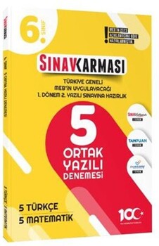  Sınav Yayınları 6. Sınıf 1. Dönem 2. Yazılı Sınav Karması 5 Ortak Yazılı Denemesi