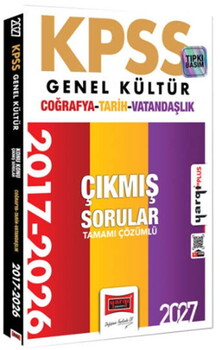 Yargı Yayınları 2027 KPSS Genel Kültür Tarih Coğrafya Vatandaşlık Konu Konu Tamamı Çözümlü 10 Yıl Çıkmış Sorular