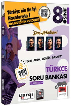  Yargı Yayınları 8. Sınıf LGS Türkçe Ders Arkadaşım Son Tur Soru Bankası