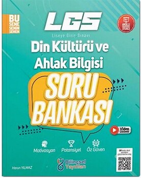  Bilinçsel Yayınları 8. Sınıf LGS Din Kültürü ve Ahlak Bilgisi Soru Bankası