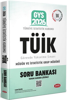  Data Yayınları 2026 GYS Türkiye İstatistik Kurumu TUİK Soru Bankası