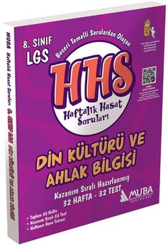  Muba Yayınları 8. Sınıf Din Kültürü ve Ahlak Bilgisi Haftalık Hasat Soruları