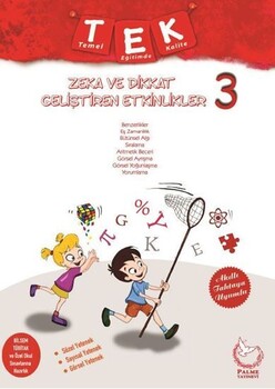  Palme Yayınları 3. Sınıf Tek Zeka ve Dikkat Geliştiren Etkinlikler