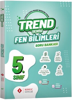  Sonuç Yayınları 5. Sınıf Fen Bilimleri Trend Serisi Soru Bankası