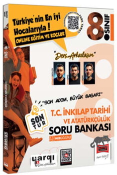  Yargı Yayınları 8. Sınıf LGS T.C. İnkılap Tarihi ve Atatürkçülük Ders Arkadaşım Son Tur Soru Bankası