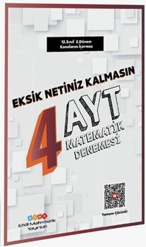  Etkili Matematik Yayınları AYT Matematik 4 Deneme