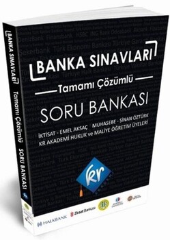 KR Akademi Banka Sınavları Tamamı Çözümlü Soru Bankası