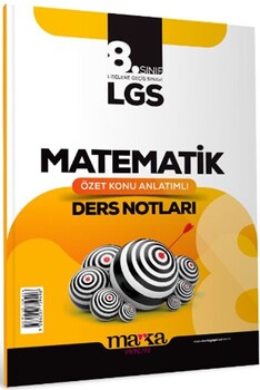  Marka Yayınları 8. Sınıf LGS Matematik Özet Konu Anlatımlı Ders Notları