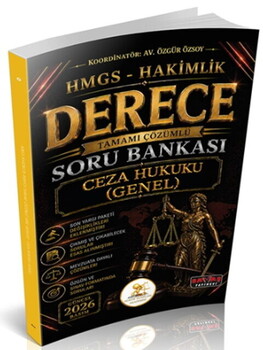  Savaş Yayınları 2026 HUKAL HMGS Hakimlik Derece Ceza Hukuku Genel Hükümler Soru Bankası