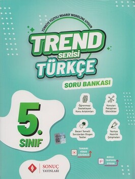  Sonuç Yayınları 5. Sınıf Türkçe Trend Serisi Soru Bankası