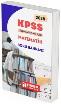  Teorem Yayınları 2028 KPSS Lisans Matematik Soru Bankası