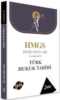  Yetki Yayınları 2026 Türk Hukuk Tarihi HMGS Ders Notları