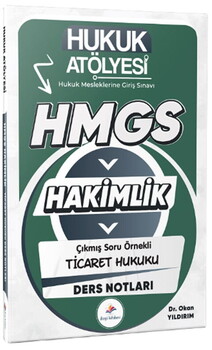  Dizgi Kitap Hukuk Atölyesi HMGS Hakimlik Ticaret Hukuku Ders Notları