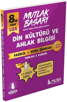  Muba Yayınları 8. Sınıf Din Kültürü ve Ahlak Bilgisi Fasikül ve Soru Bankası