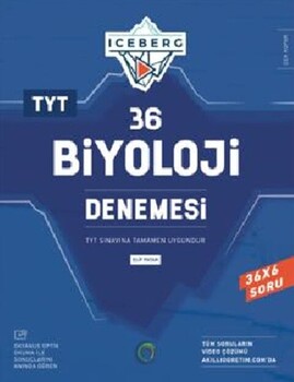  Okyanus Yayınları TYT Biyoloji Iceberg 36 Deneme