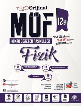  Orijinal Mikro 12. Sınıf Fizik MÖF Mikro Öğreten 3 lü Fasikül Seti