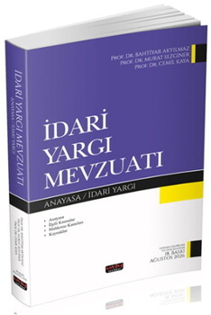 Savaş Yayınları İdari Yargı Mevzuatı