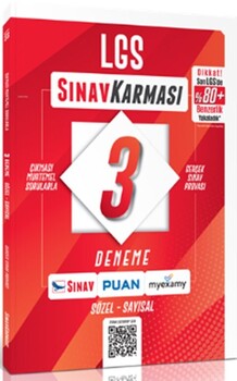  Sınav Yayınları 8. Sınıf LGS Sınav Karması 3 Deneme
