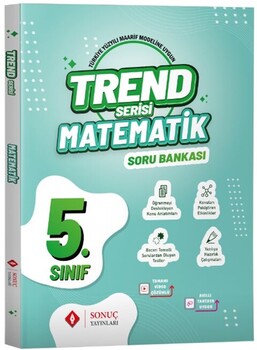  Sonuç Yayınları 5. Sınıf Matematik Trend Serisi Soru Bankası