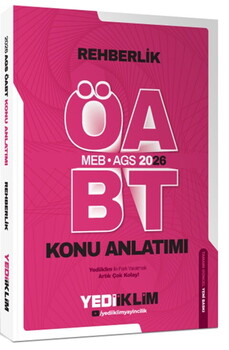 Yediiklim Yayınları 2026 MEB AGS ÖABT Rehberlik Konu Anlatımı