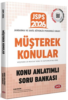  Data Yayınları 2026 JSPS Müşterek Konular Hazırlık Kitabı