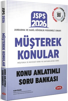  Data Yayınları 2026 JSPS Müşterek Konular Hazırlık Kitabı