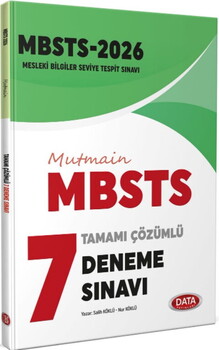  Data Yayınları 2026 MBSTS Mütmain Tamamı Çözümlü 7 Deneme Sınavı