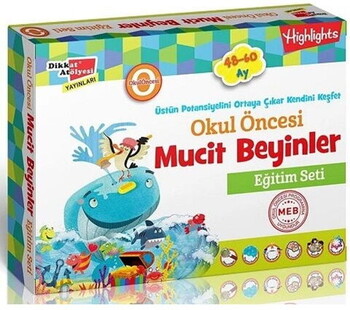  Dikkat Atölyesi Yayınları 48-60 Ay Okul Öncesi Mucit Beyinler Eğitim Seti
