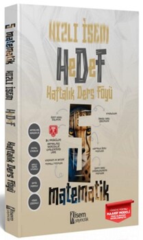  İsem Yayınları 5. Sınıf Matematik Haftalık Ders Föyü