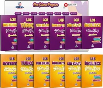  Kurul Yayıncılık 8. Sınıf LGS Kursa Gitmeyenler İçin Evde Hazırlık Seti Konu Anlatımlı Soru Bankası