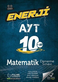  Palme Yayınları AYT Matematik Enerji 10 Deneme
