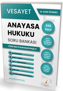  Pelikan Yayınları Vesayet Anayasa Hukuku Soru Bankası
