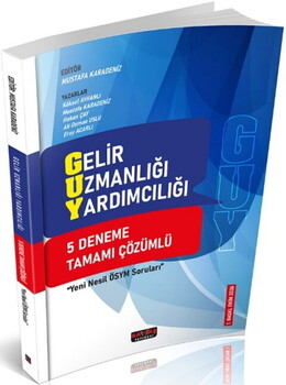 Savaş Yayınları GUY Gelir Uzman Yardımcılığı 5 Deneme