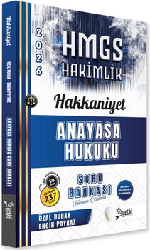  Yetki Yayınları 2026 HMGS Anayasa Hukuku Hakkaniyet Soru Bankası