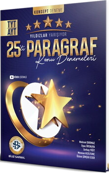  Yıldızlar Yarışıyor TYT AYT Paragraf 25 li Konu Denemeleri