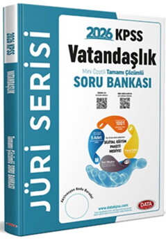  Data Yayınları 2026 KPSS Vatandaşlık Jüri Serisi Mini Özetli Tamamı Çözümlü Soru Bankası